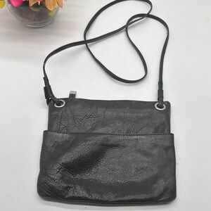 Margot Black Leather Crossbody Bag BP7471B